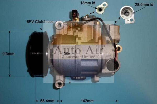 Auto Air Gloucester 14-9691P - Kompressor, Klimaanlage alexcarstop-ersatzteile.com