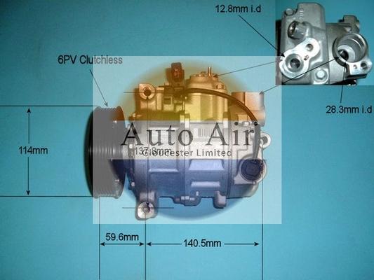 Auto Air Gloucester 14-9691 - Kompressor, Klimaanlage alexcarstop-ersatzteile.com