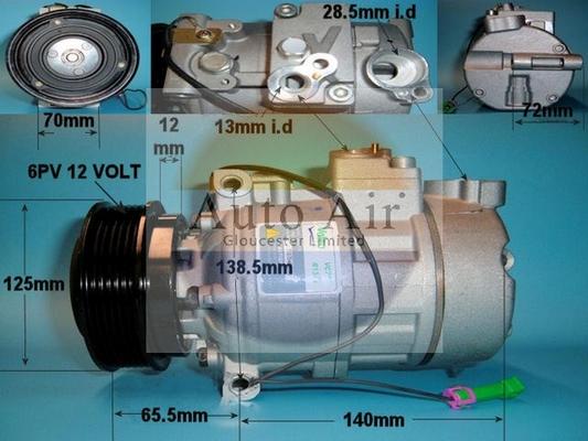 Auto Air Gloucester 14-9692P - Kompressor, Klimaanlage alexcarstop-ersatzteile.com