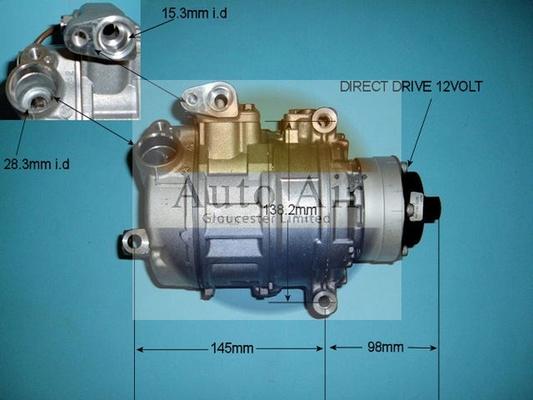 Auto Air Gloucester 14-9646 - Kompressor, Klimaanlage alexcarstop-ersatzteile.com