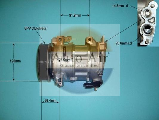 Auto Air Gloucester 14-9641 - Kompressor, Klimaanlage alexcarstop-ersatzteile.com