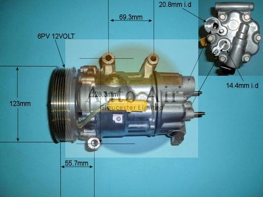 Auto Air Gloucester 14-9642 - Kompressor, Klimaanlage alexcarstop-ersatzteile.com