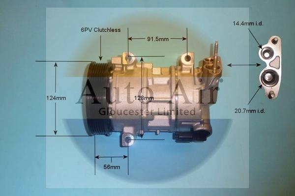 Auto Air Gloucester 14-9638P - Kompressor, Klimaanlage alexcarstop-ersatzteile.com