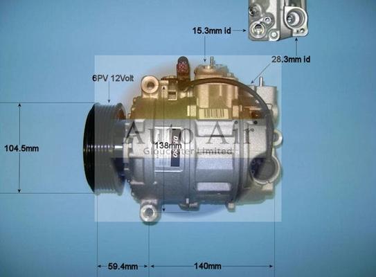 Auto Air Gloucester 14-9741 - Kompressor, Klimaanlage alexcarstop-ersatzteile.com