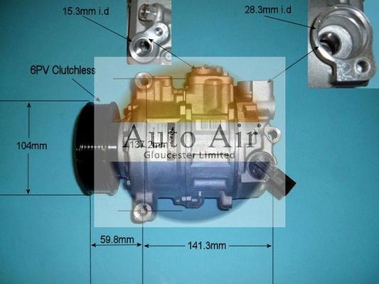 Auto Air Gloucester 14-9703 - Kompressor, Klimaanlage alexcarstop-ersatzteile.com