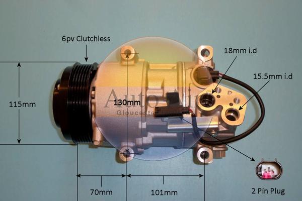 Auto Air Gloucester 14-9789P - Kompressor, Klimaanlage alexcarstop-ersatzteile.com