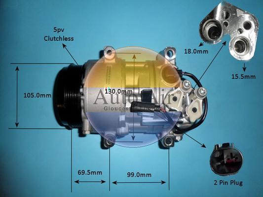 Auto Air Gloucester 14-9728P - Kompressor, Klimaanlage alexcarstop-ersatzteile.com