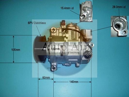 Auto Air Gloucester 14-0044 - Kompressor, Klimaanlage alexcarstop-ersatzteile.com