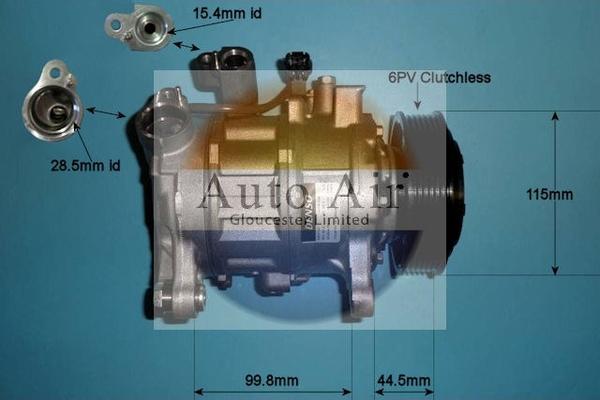 Auto Air Gloucester 14-0191 - Kompressor, Klimaanlage alexcarstop-ersatzteile.com