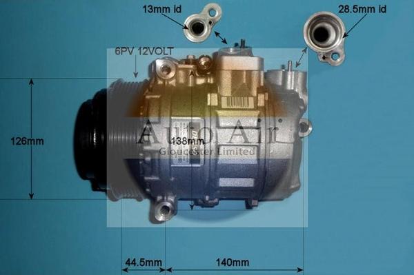 Auto Air Gloucester 14-0309 - Kompressor, Klimaanlage alexcarstop-ersatzteile.com