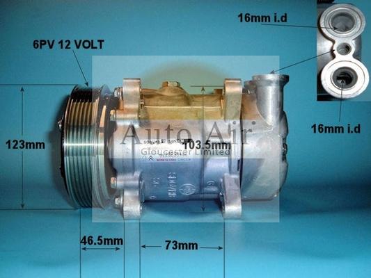 Auto Air Gloucester 14-0281 - Kompressor, Klimaanlage alexcarstop-ersatzteile.com