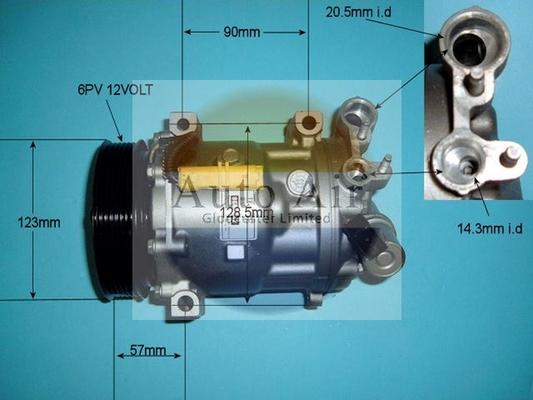 Auto Air Gloucester 14-0220R - Kompressor, Klimaanlage alexcarstop-ersatzteile.com