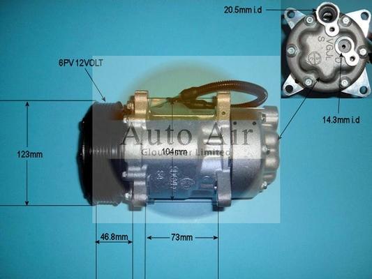 Auto Air Gloucester 14-1437R - Kompressor, Klimaanlage alexcarstop-ersatzteile.com