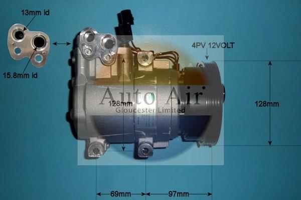 Auto Air Gloucester 14-1017 - Kompressor, Klimaanlage alexcarstop-ersatzteile.com