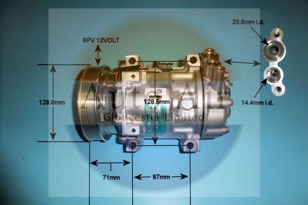 Auto Air Gloucester 14-1833 - Kompressor, Klimaanlage alexcarstop-ersatzteile.com