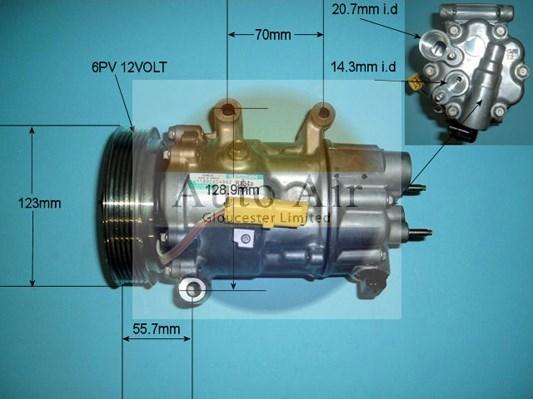 Auto Air Gloucester 14-1356 - Kompressor, Klimaanlage alexcarstop-ersatzteile.com