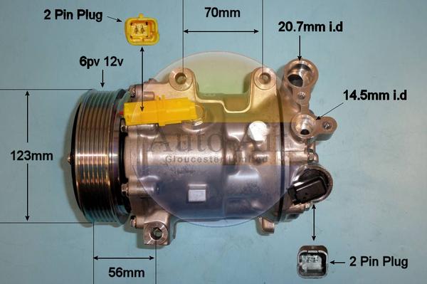 Auto Air Gloucester 14-1311p - Kompressor, Klimaanlage alexcarstop-ersatzteile.com