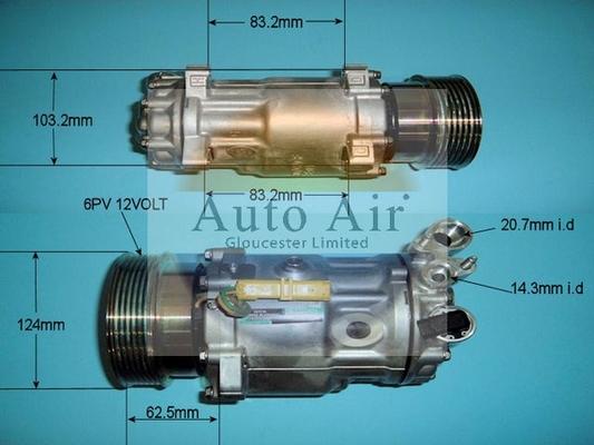 Auto Air Gloucester 14-1312 - Kompressor, Klimaanlage alexcarstop-ersatzteile.com