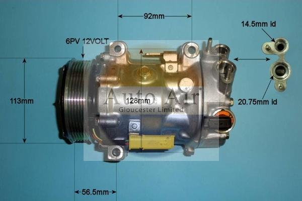 Auto Air Gloucester 14-1322 - Kompressor, Klimaanlage alexcarstop-ersatzteile.com