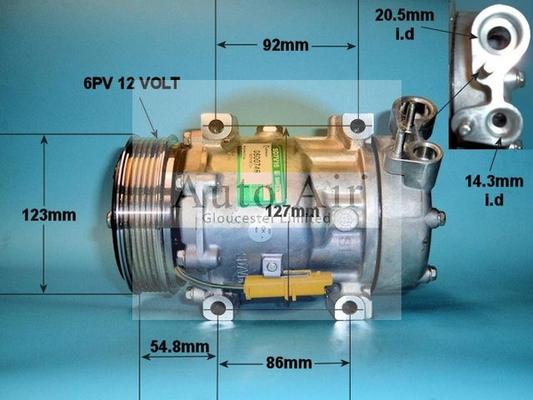 Auto Air Gloucester 14-1248R - Kompressor, Klimaanlage alexcarstop-ersatzteile.com