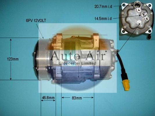 Auto Air Gloucester 14-1259 - Kompressor, Klimaanlage alexcarstop-ersatzteile.com