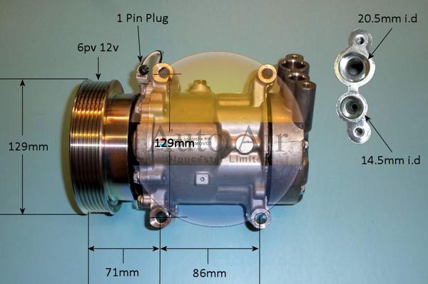 Auto Air Gloucester 14-1202P - Kompressor, Klimaanlage alexcarstop-ersatzteile.com