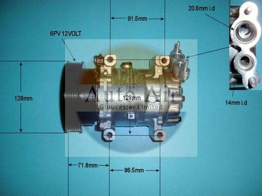 Auto Air Gloucester 14-1202P - Kompressor, Klimaanlage alexcarstop-ersatzteile.com