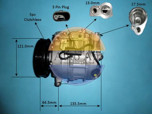 Auto Air Gloucester 14-1285P - Kompressor, Klimaanlage alexcarstop-ersatzteile.com