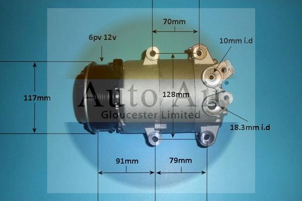 Auto Air Gloucester 14-2091P - Kompressor, Klimaanlage alexcarstop-ersatzteile.com