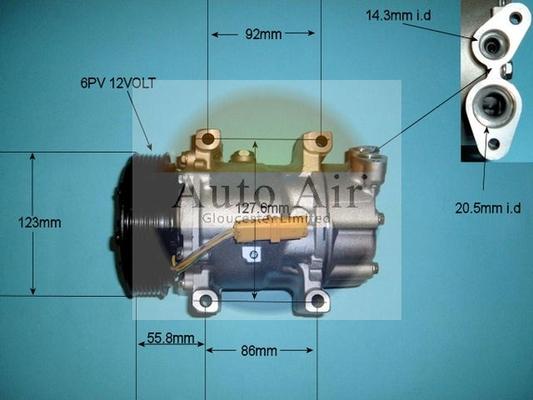 Auto Air Gloucester 14-7482P - Kompressor, Klimaanlage alexcarstop-ersatzteile.com