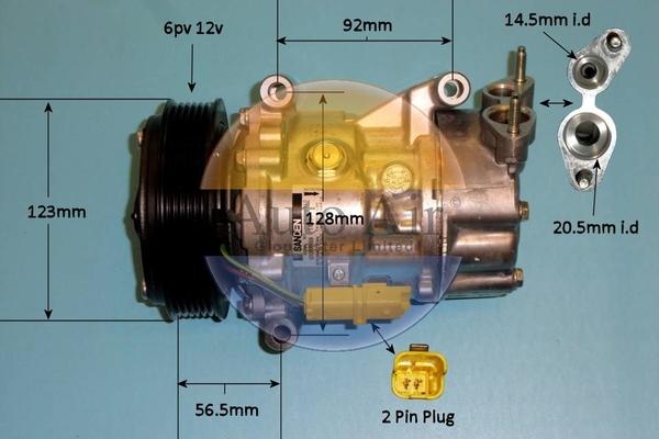 Auto Air Gloucester 14-7482 - Kompressor, Klimaanlage alexcarstop-ersatzteile.com