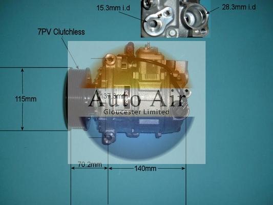 Auto Air Gloucester 14-7005 - Kompressor, Klimaanlage alexcarstop-ersatzteile.com