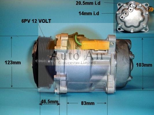 Auto Air Gloucester 14-7808P - Kompressor, Klimaanlage alexcarstop-ersatzteile.com