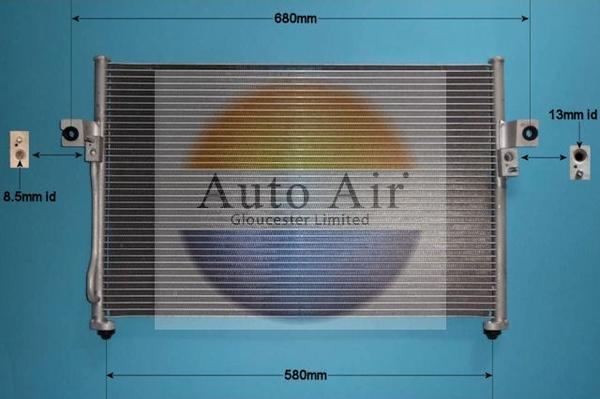 Auto Air Gloucester 16-1063 - Kondensator, Klimaanlage alexcarstop-ersatzteile.com