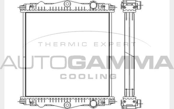 Autogamma 404642 - Kühler, Motorkühlung alexcarstop-ersatzteile.com