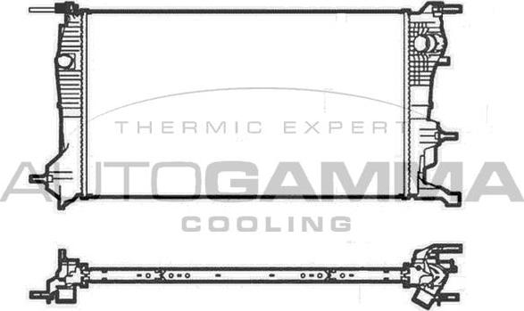 Autogamma 105218 - Kühler, Motorkühlung alexcarstop-ersatzteile.com