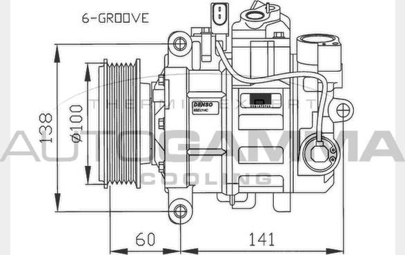 Autogamma 108029 - Kompressor, Klimaanlage alexcarstop-ersatzteile.com