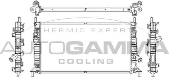 Autogamma 103421 - Kühler, Motorkühlung alexcarstop-ersatzteile.com