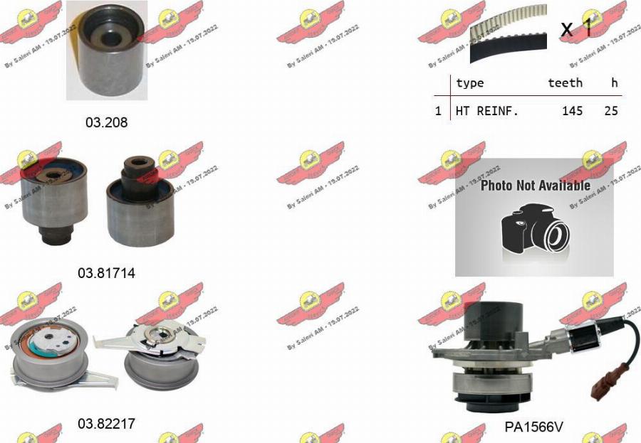 Autokit 04.5477PA2 - Wasserpumpe + Zahnriemensatz alexcarstop-ersatzteile.com