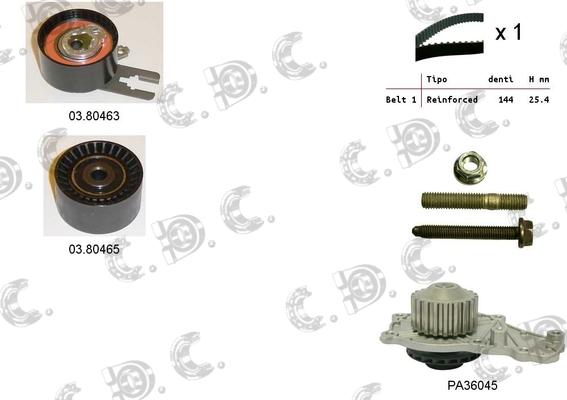 Autokit 04.5049PA - Wasserpumpe + Zahnriemensatz alexcarstop-ersatzteile.com