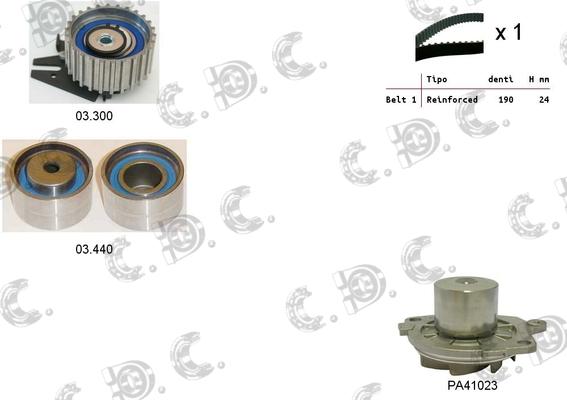 Autokit 04.5042PA - Wasserpumpe + Zahnriemensatz alexcarstop-ersatzteile.com