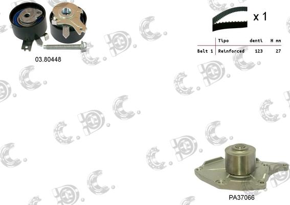 Autokit 04.5052PA2 - Wasserpumpe + Zahnriemensatz alexcarstop-ersatzteile.com