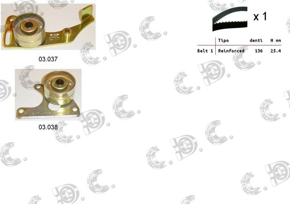 Autokit 04.5060 - Zahnriemensatz alexcarstop-ersatzteile.com