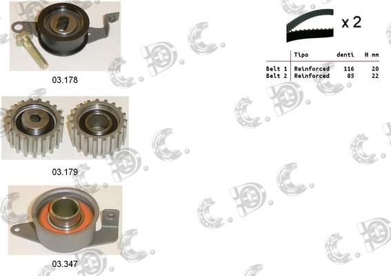 Autokit 04.5010S - Zahnriemensatz alexcarstop-ersatzteile.com