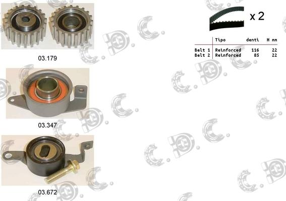 Autokit 04.5010 - Zahnriemensatz alexcarstop-ersatzteile.com