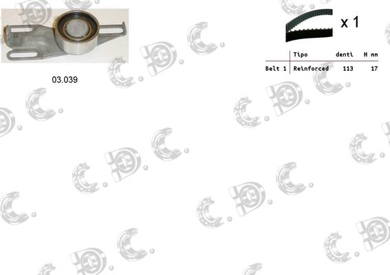 Autokit 04.5156 - Zahnriemensatz alexcarstop-ersatzteile.com