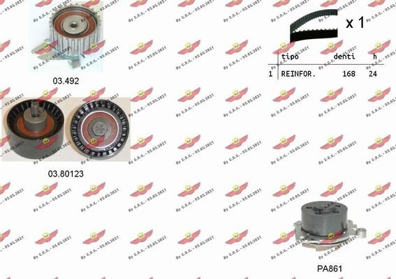 Autokit 04.5133PA - Wasserpumpe + Zahnriemensatz alexcarstop-ersatzteile.com