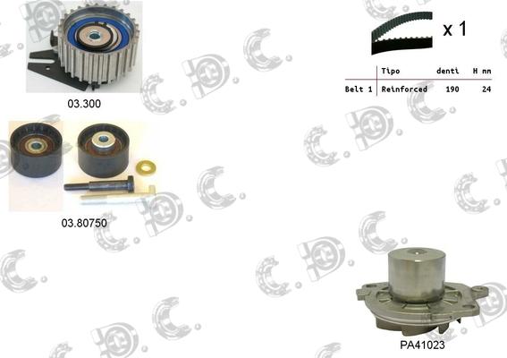 Autokit 04.5125PA - Wasserpumpe + Zahnriemensatz alexcarstop-ersatzteile.com