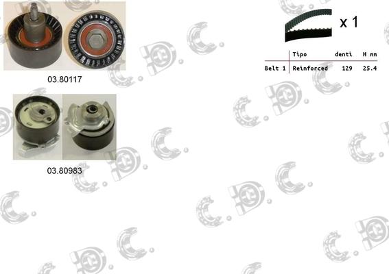 Autokit 04.5399 - Zahnriemensatz alexcarstop-ersatzteile.com