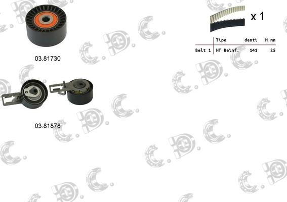 Autokit 04.5348 - Zahnriemensatz alexcarstop-ersatzteile.com